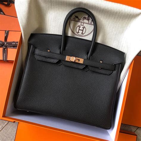 hermes birkin 25 noir togo